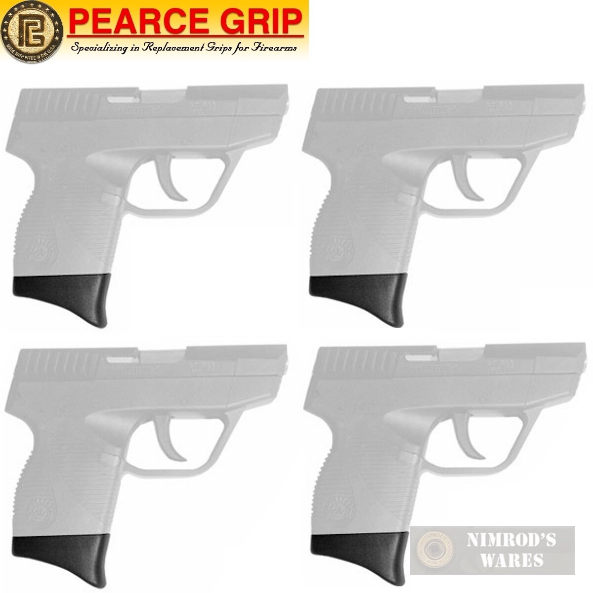 Pearce Grip PG-XD45 Grip Extension For Springfield XD .45 ACP – Better Control & Comfort