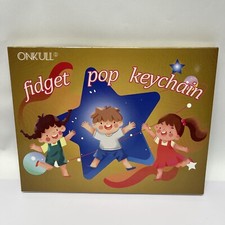 Kids 50 Pack Pop Fidget Keychain It Mini Toys Party Favors for Stress Relief New