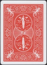 Playing Cards Single Card Wide * USPC BICYCLE 808 * MAIDEN BACK Winged Girl B