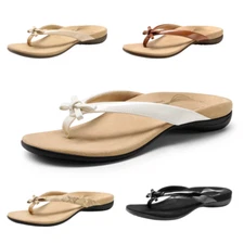 Women Summer Flip Flop Thong Sandals Arch Support Comfortable Slide Sandals