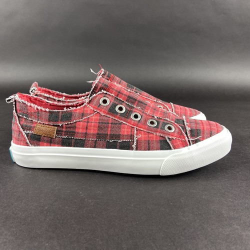 blowfish red plaid sneakers