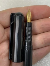 Vintage Manuscript Fountain Pen - Made In England - Black 