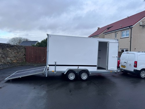 BRAND NEW 400cm x 200cm x 190cm TWIN AXLE BOX TRAILER WITH DUO DOORS 2700KG - Picture 2 of 13