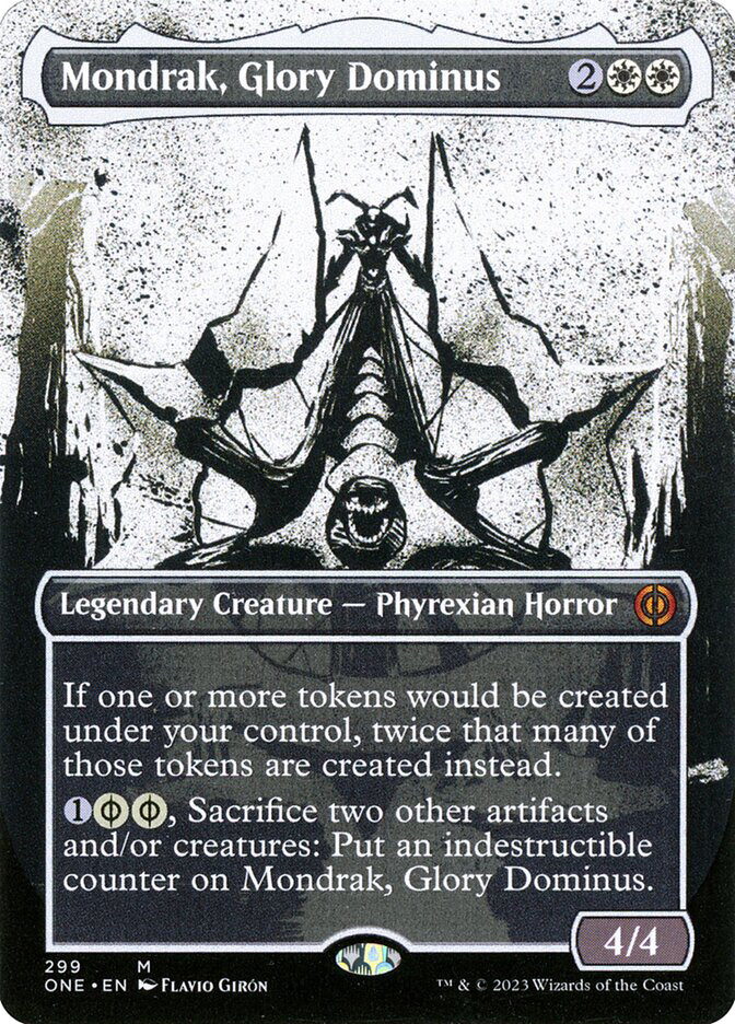 MTG Mondrak, Glory Dominus (#299) - Phyrexia: All Will Be One #299
