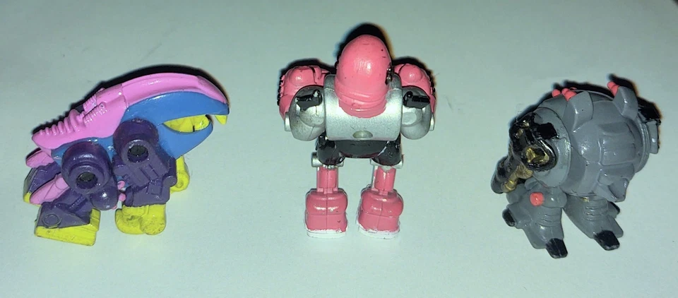 Zbots Galoob Z-bot 3 Figure Vintage lot #6 - Image 2 of 3