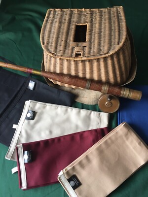 Bespoke Fishing Rod Bag Sleeve Cloth case Handmade in