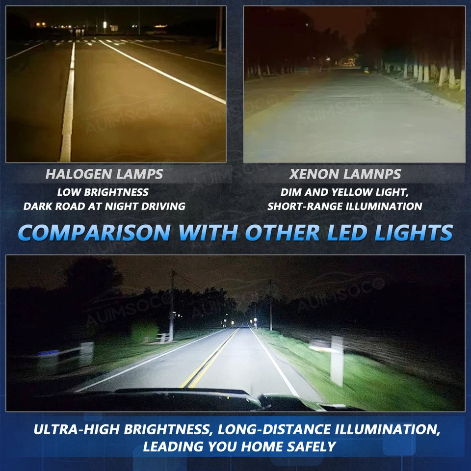 2x D2S D2C D2R LED Headlight Kit White Bulbs For BMW 650i 2006-2007 Super Bright - Image 4 of 4