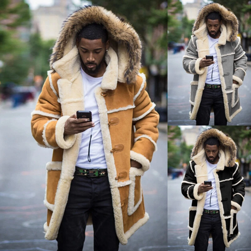 Trench coat cheap men hood