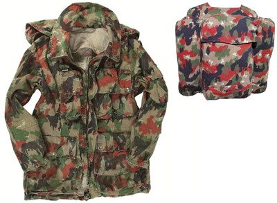 Genuine Swiss Army M70 Alpenflage Camo Loadbearing Jacket With