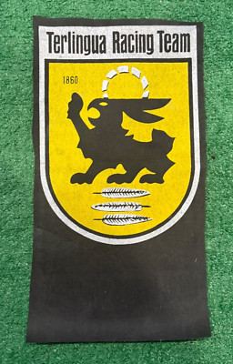 Vintage Ford Mustang Terlingua Racing Team Felt Pennant or Jacket Patch 14x8 in