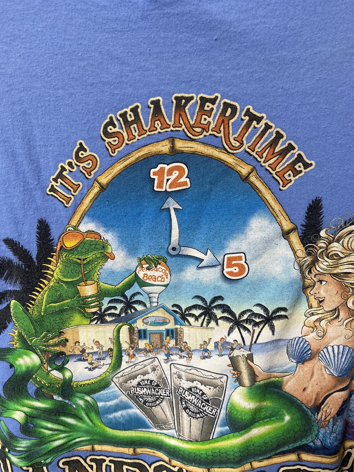 Sandshaker World Famous Shaker Bar Pensacola Beach Florida TShirt Mens