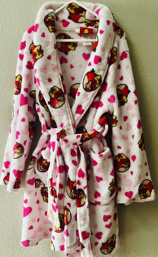 ANGRY BIRDS GIRLS BATHROBE SIZE 8 - Picture 3 of 7