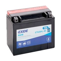 Motorradbatterie Exide ETX20HL-BS YTX20HL-BS 12V 18Ah 270A