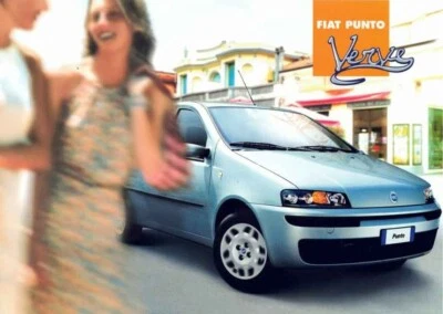 Catalogue Brochure Fiat Punto Verve 12/2001 Suisse en français - Photo 1/2