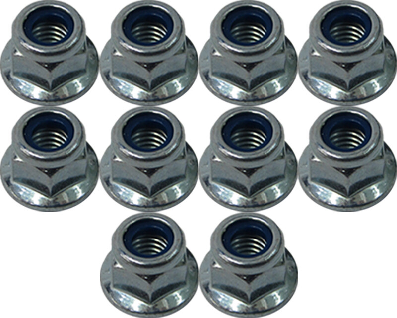 Go Kart Flanged Nyloc Nut M8 X 10 Karting