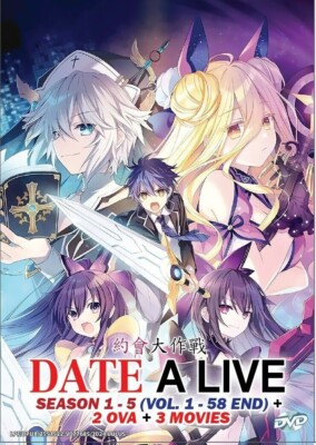 Date A Live Season 1~5 Complete Collection DVD (Anime) (English Dub)
