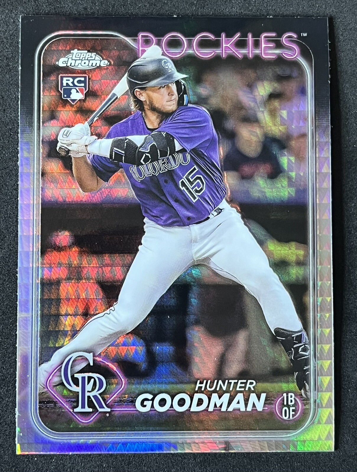 2024 Topps Chrome - Prism Refractor #99 Hunter Goodman (RC)