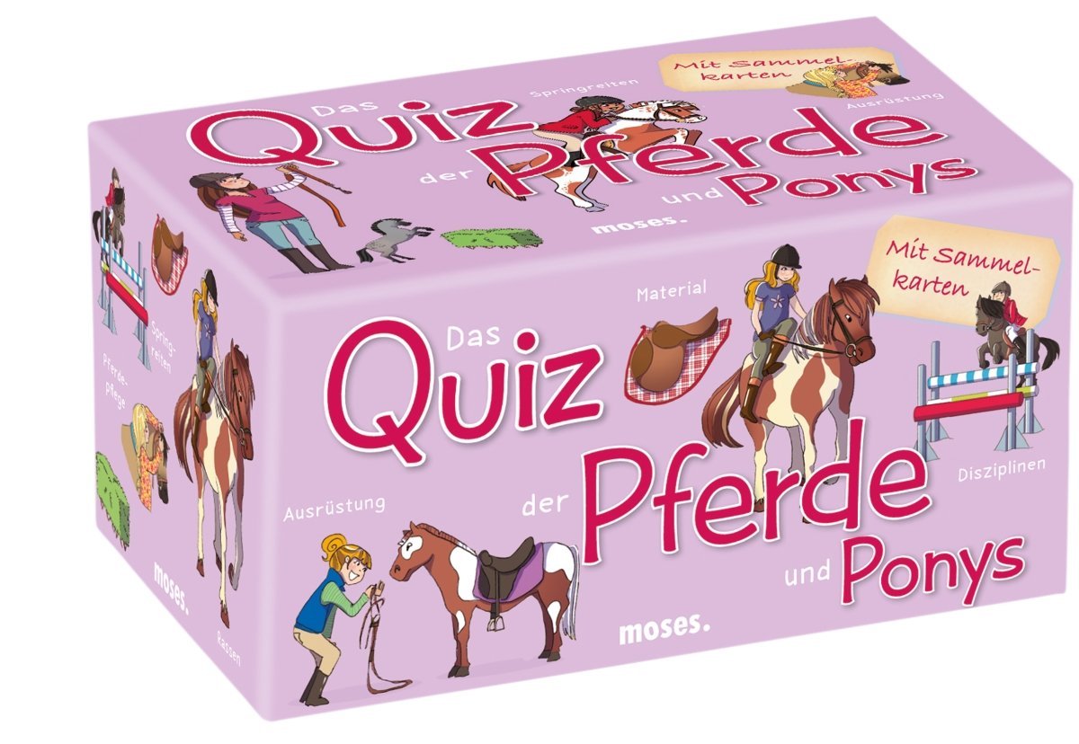 Thumbnail - Moses Das Quiz Der Pferde Und Ponys Spiel Wissen Ab 8 Jahre