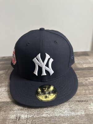 TMARK X Bronx Social 1977 ASG NY Yankees New Era Hat Navy White Green UV 7 7/8