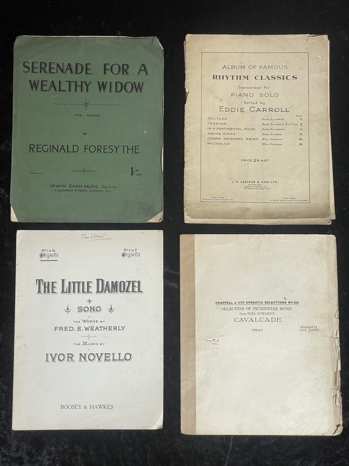 Huge Lot Rare Jazz Classical Sheet Music Piano Scores Antique 20s50s