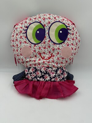 Distroller Large Big Plush Stuffed Toy Pink Hair Green Purple Eyes 19 ...