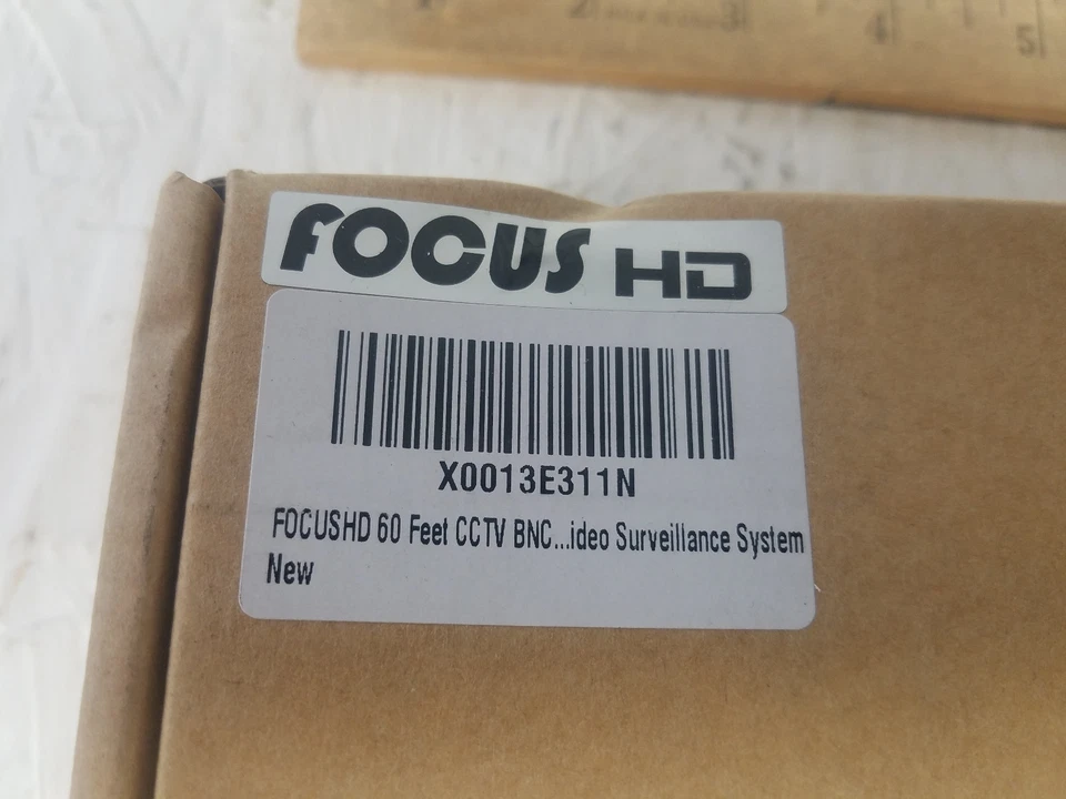 60ft HD CCTV Security Camera Video Power Cable BNC Cord Focus HD - Image 3 of 4