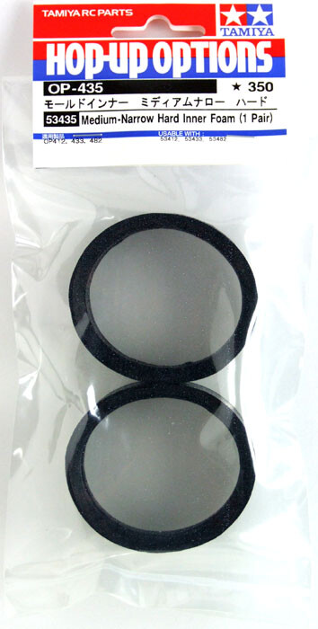 Tamiya 53435 1/10 RC Car Medium-Narrow 24mm Tire Hard Inner Foam