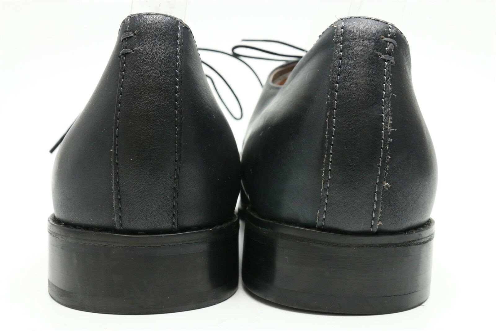 SAOLA Scarpe stringate uomo J.D. Fisk Oxford nere in pelle eleganti derby taglia 13 M