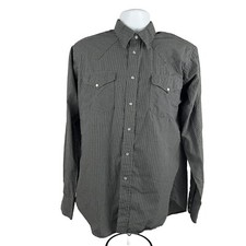 Ruddock Vintage Western Cowboy Shirt Size 16-36 Rodeo Pearl Snaps USA Made Farm
