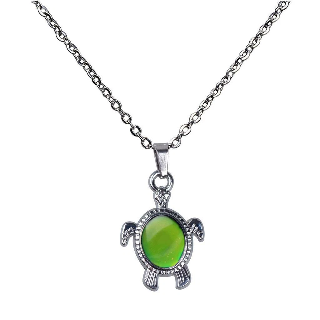 Turtle mood necklace deals