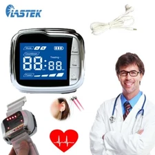 LASTEK 650nm Laser Watch Therapy Device with Ear+Nasal Accessory Home Medical US
