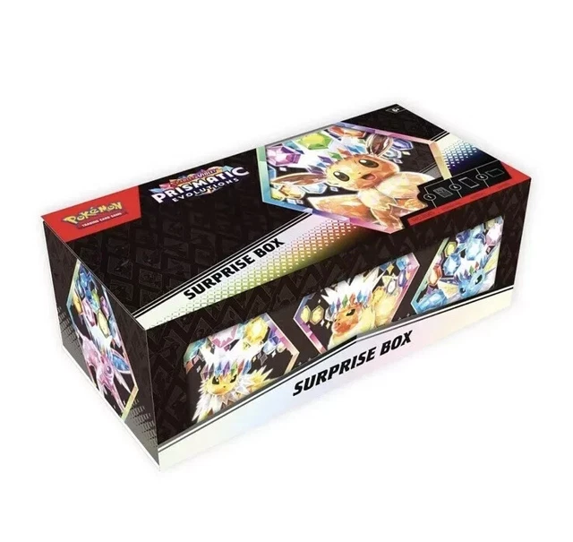 LIVE: Pokemon Prismatic Evolutions Surprise Box New Sealed EAST