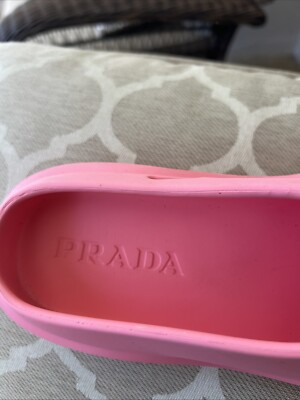 Prada New Mellow Rubber Mules/Cracks Women. Made in Italy | eBay display picture 3