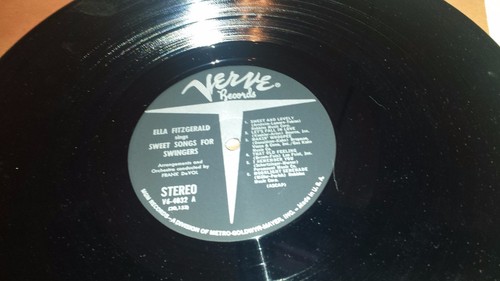 ELLA FITZGERALD SWEET SONGS FOR SWINGERS VERVE 4032 SOUL LP VINYL EBay