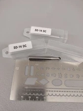 Carbide Burr SD-14 DC Double Cut Ball End 1/4X2 USA 2 PACK!