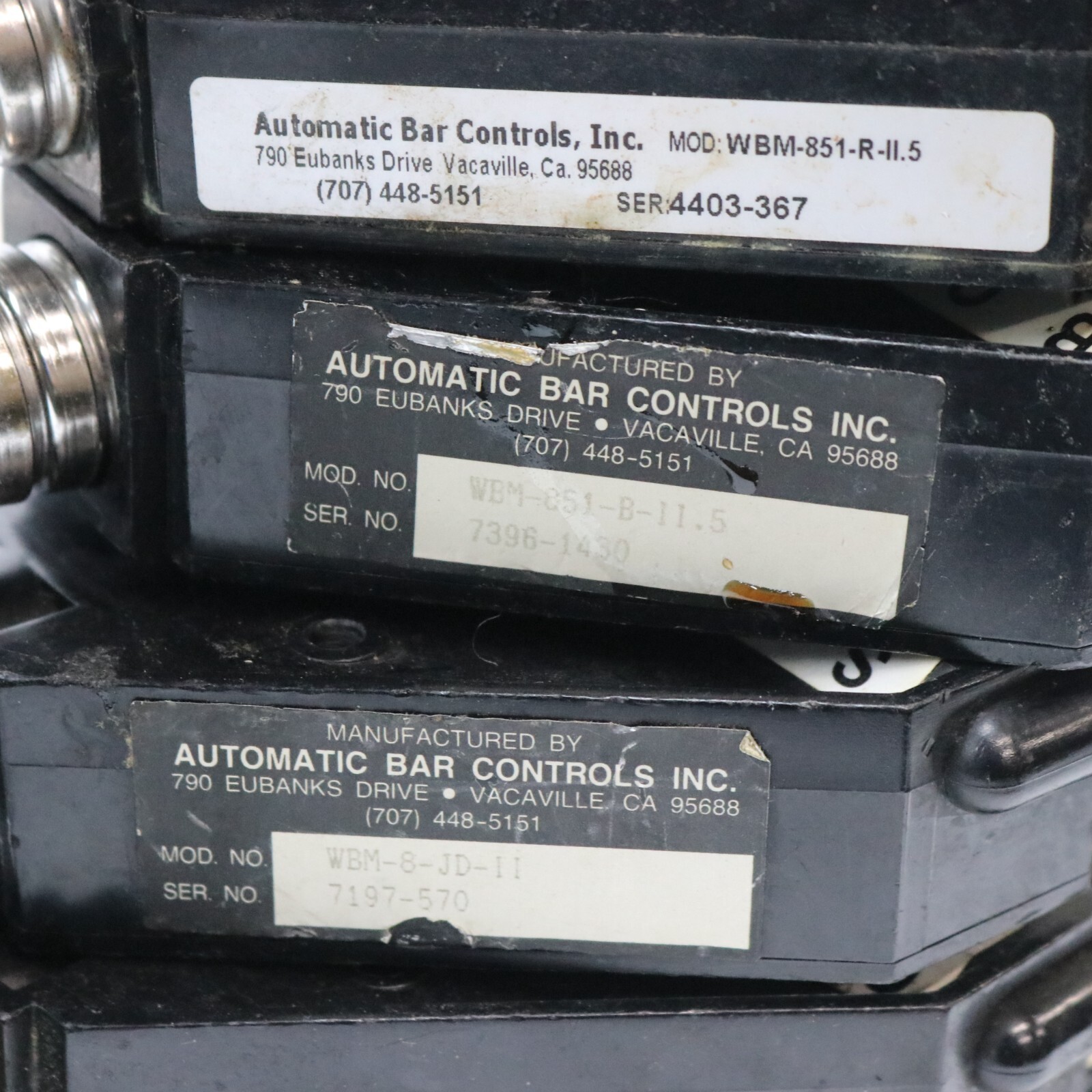 (Lot of 8) Wunder-Bar Beverage Gun Dispenser For Parts (UNTESTED)