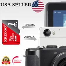 High Speed 128GB 256GB 1TB Micro SD Card Memory Card TF Card with Free Adapter