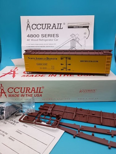 KIT ACCURAIL HO REFRIGERADOR DE MADERA 40 PIES ENVÍO NORTEAMERICANO NADX #4087 | Zustand: New