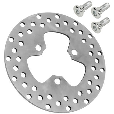 Caltric Front Brake Disc Rotor - Compatible With Honda TRX400EX, TRX450R & Other Models 1999-2014 - View #4
