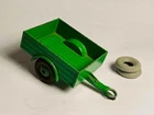 Dinky Toys #341 Land Rover Trailer Green - Original Vintage (ref45)