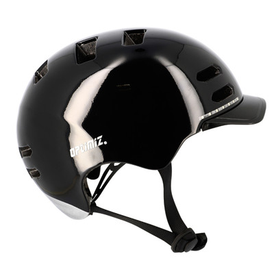 Urban Headset Optimiz O370 schwarz glänzend in Mold Gr.M (55/58) LED und Blinker - Pri