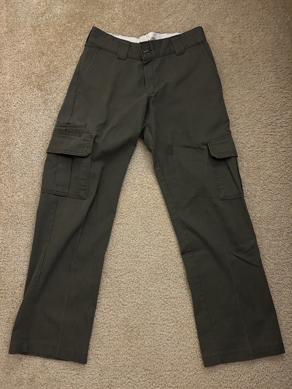 Dickies Men's Flex Regular Fit Cargo Pants, Size 30x30, Olive Green