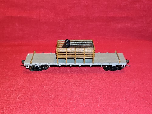 Athearn HO Union Pacific UP Flat Car W/Cargo # 3078 | Zustand: Used