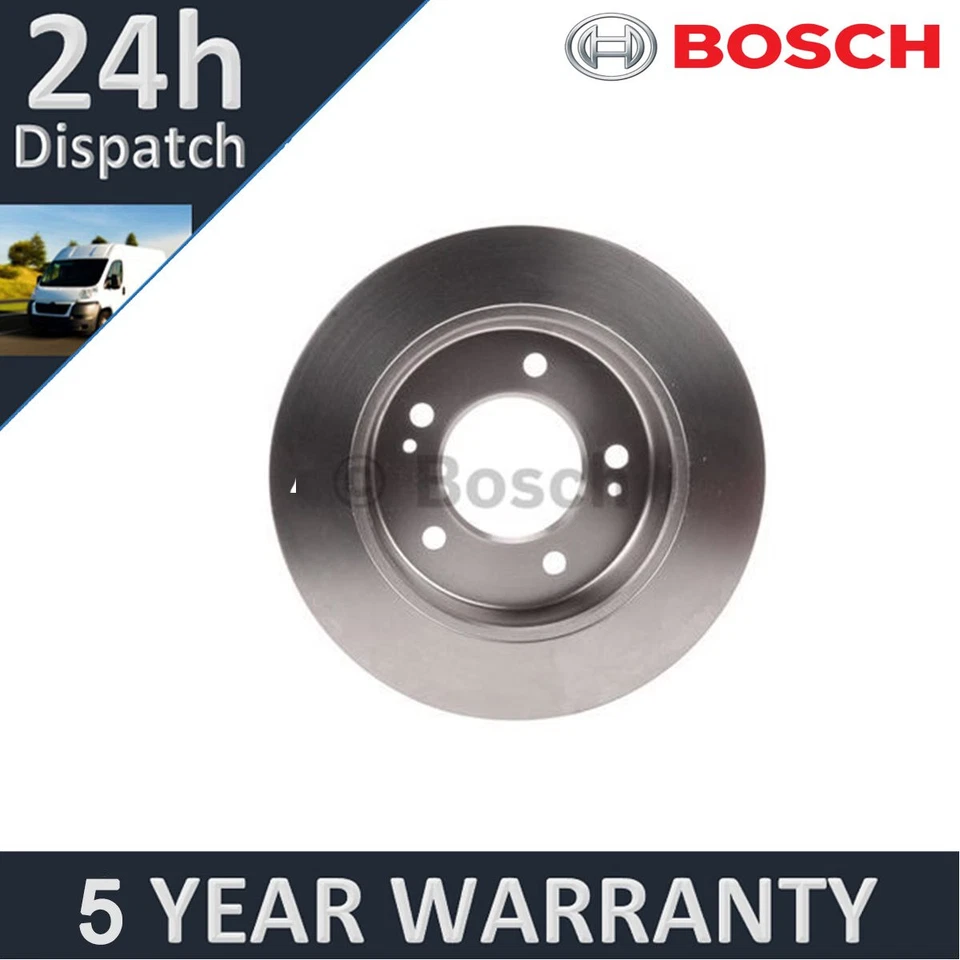 Fits Hyundai i30 Kia Cee'D Pro + Other Models Bosch Rear Brake Disc - Image 3 of 4