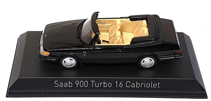 Norev escala 1/43 810045 - 1992 Saab 900 Turbo 16 Cabriolet - negro Foto 4 de 4