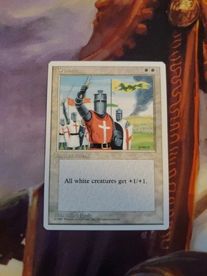 1 BANNED MTG Magic The Gathering Crusades | Fourth Edition 4ED | NM  MISPRINT