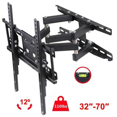 Full Motion TV Wall Mount VESA Bracket 32 36 42 43 46 50 52 55 60 65 70'' LED LCD