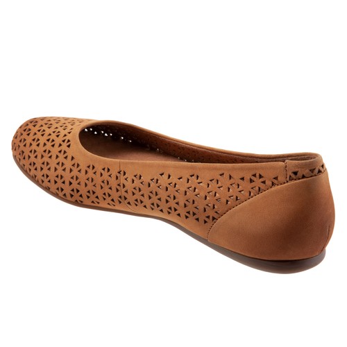 Softwalk Sonoma S1862-227 Womens Brown Leather Slip On Ballet Flats Shoes 5 - Picture 5 of 8