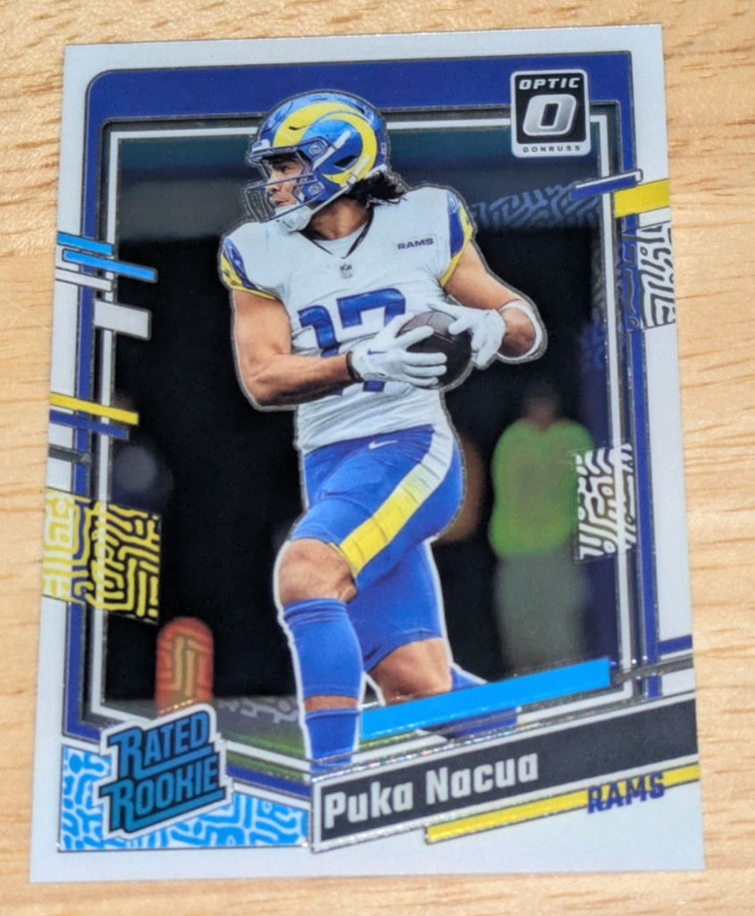 Puka Nacua Los Angeles Rams 2023 Panini Donruss Optic - Rated Rookie #238 (RC)