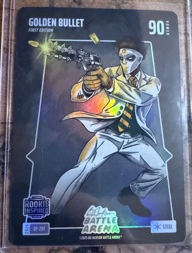 2026 Bo Jackson Battle Arena Golden Bullet Matthew Golden Steel Battlefoil